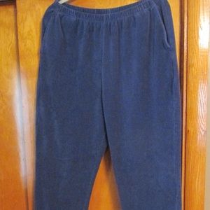 Knit CORDUROY pants Full Elastic Waist pockets